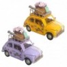 ORIGEN Home Decor Car Figure 2 U Véhicules | Modelism Brown Terrestrial Vehicles - 11x15x8cm