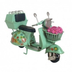 ORIGEN Home Decor Figure Scooter Vespa 2 U Véhicules | Modelisme Véhicules terrestres multicolores - 12x18x8cm