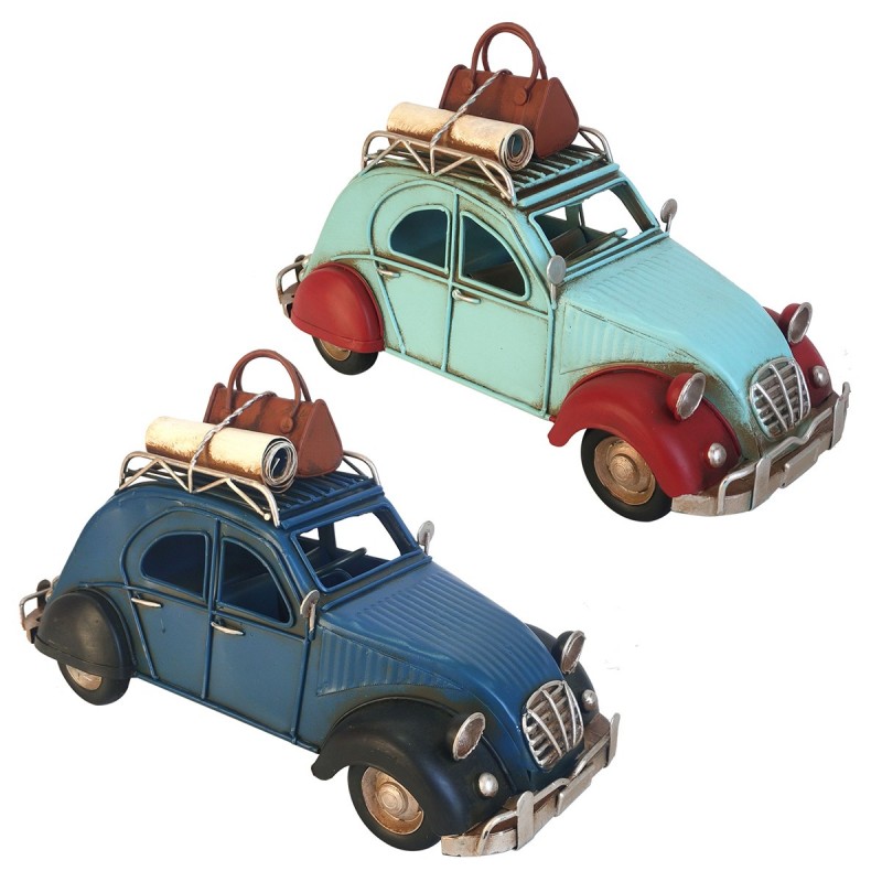 ORIGEN Home Decor Car Figure 2 U Véhicules | Modelism Véhicules terrestres bleus - 16x26x11cm