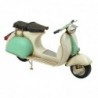 ORIGEN Home Decor Figure Scooter Vespa 2 U Véhicules | Modelism Véhicules terrestres blancs - 16x28x11cm