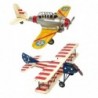 ORIGEN Home Decor Aircraft 2 U Véhicules | Modelisme Véhicules terrestres multicolores - 11x31x35cm