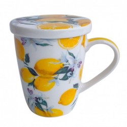 ORIGEN Home Decor Tasses et lunettes citrons Coupe | Tasse orange - 12x12x10cm