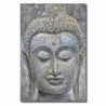 ORIGEN Home Decor Bouddha Pictures | Image gris rectangulaire - 120x80x3cm