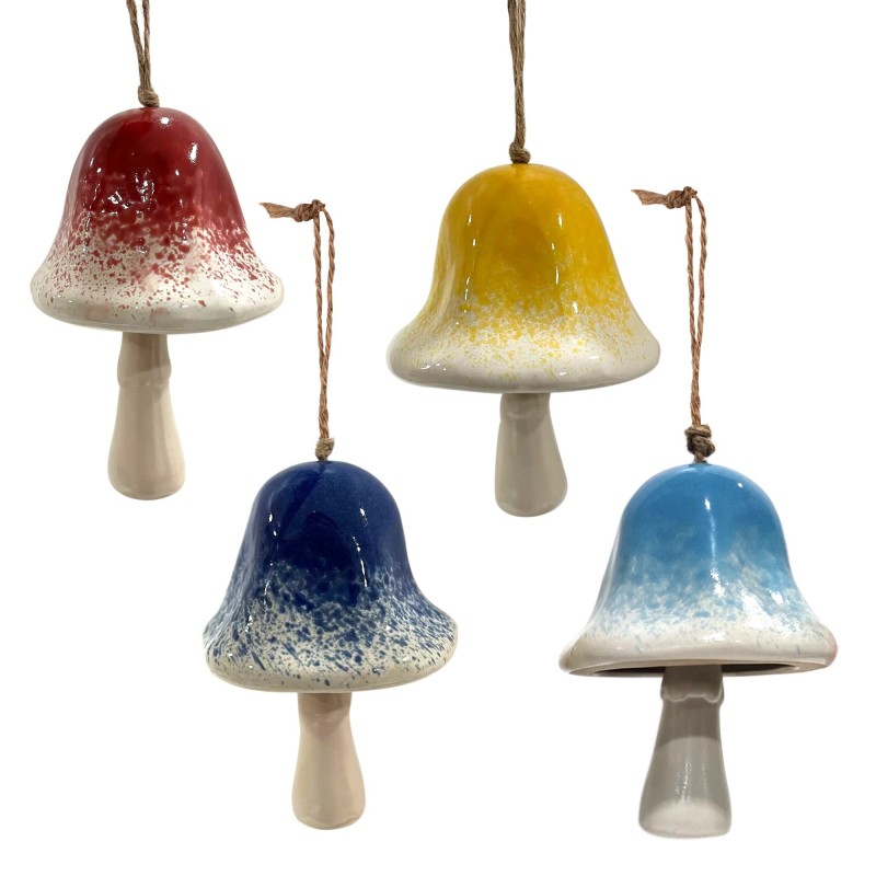 ORIGEN Home Decor Seta 4 ou Pendants | Pendant multicolore - 9x9x12cm