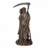 ORIGEN Home Decor Figure sainte mort en bronze | Figure mythologique d'or - 28x13x11cm