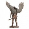 ORIGEN Home Decor Figure San Miguel Bronce | Silver Mythological Figure - 73x60x24cm