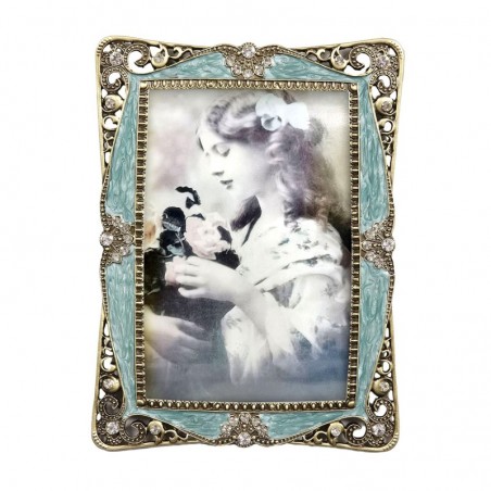 ORIGEN Home Decor Mining Photo Frame | Green Marco - 19x13x2cm