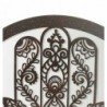 ORIGEN Home Decor Fatima Mirror Hand Appliques Metal | Appliquer un métal brun rond - 30x30x2cm