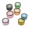 ORIGEN Home Decor Plateau avec vases porval et support | Plateau multicolore - 4x26x26cm