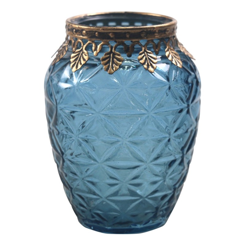 ORIGEN Home Decor Portaela Vases and Holder | Blue Porta - 11x8x8cm