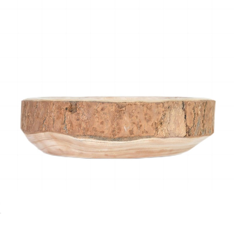 ORIGEN Home Decor Town Tray Bowl | Plateau brun rectangulaire - 7x28x28cm