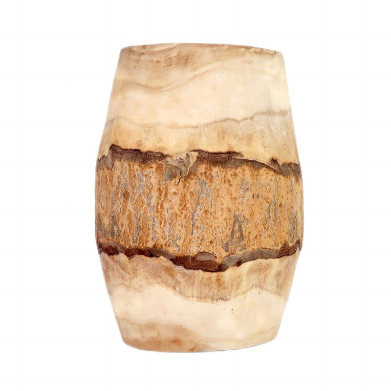 ORIGEN Home Decor Jarrón Jarrones et Portavelas | Vase brun - 40x28x28cm