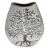 ORIGEN Home Decor Jarrón Decoration Vases and Holder | Vase blanc - 21x17x7cm