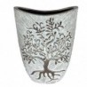 ORIGEN Home Decor Jarrón Decoration Vases and Holder | Vase blanc - 23x17x7cm