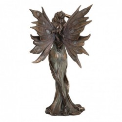 ORIGEN Home Decor Figure Fairy Hand Head Bronze | Figure mythologique de l'or - 25x13x10cm