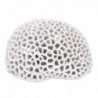 ORIGEN Home Decor Coral Figure Jarrones et Portavelas | Figure marine blanche - 10x15x14cm