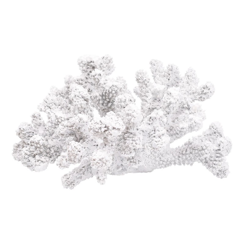 ORIGEN Home Decor Coral Figure Jarrones et Portavelas | Figure marine blanche - 12x21x19cm