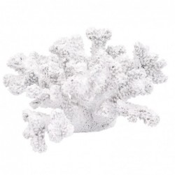 ORIGEN Home Decor Coral Figure Jarrones et Portavelas | Figure marine blanche - 12x21x19cm