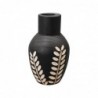 ORIGEN Home Decor Jarrón Jarrones et Portavelas | Vase noir - 24x15x15cm