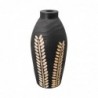 ORIGEN Home Decor Jarrón Jarrones et Portavelas | Vase noir - 29x14x14cm