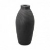 ORIGEN Home Decor Jarrón Jarrones et Portavelas | Vase noir - 29x14x14cm