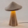 ORIGEN Home Decor SETA lampe lampe | Lampe de table beige - 33x24x24cm