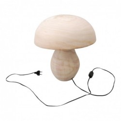 ORIGEN Home Decor SETA lampe lampe | Lampe de bureau beige - 26x24x24cm