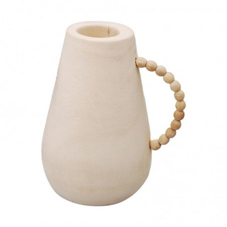 ORIGEN Home Decor Jarrón Jarrones et Portavelas | Vase beige - 19x16x13cm