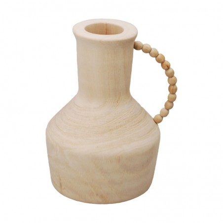 ORIGEN Home Decor Jarrón Jarrones et Portavelas | Vase beige - 22x17x15cm