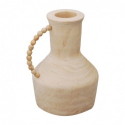 ORIGEN Home Decor Jarrón Jarrones et Portavelas | Vase beige - 22x17x15cm