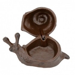 ORIGEN Home Decor Caracol Animal Figure | Figure animale brune - 7x15x7cm