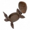 ORIGEN Home Decor Turtle Figure Animaux | Figure de tortue brune - 6x18x10cm