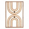 ORIGEN Home Decor Cuado Wall Plaques en bois | Plaque en bois brun - 60x40x3cm