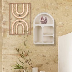 ORIGEN Home Decor Cuado Wall Plaques en bois | Plaque en bois brun - 60x40x3cm