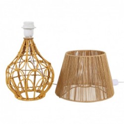 ORIGEN Home Decor Lampes lampes | Lampe de table brune - 41x24x24cm