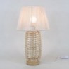 ORIGEN Home Decor Lampe lampas | Lampe de bureau beige - 42x24x24cm