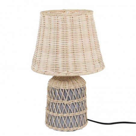 ORIGEN Home Decor Lampe lampas | Lampe de table beige - 33x20x20cm