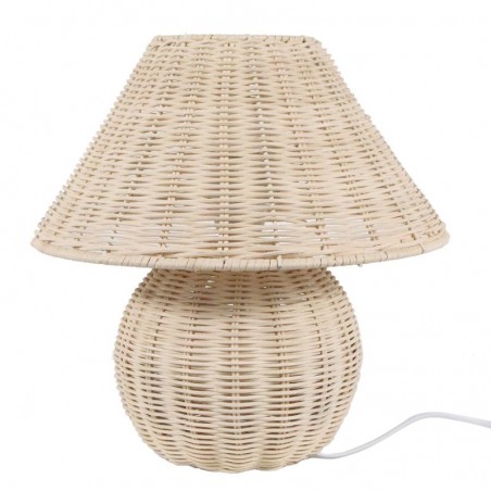 ORIGEN Home Decor Lampe lampas | Lampe de bureau beige - 31x30x30cm