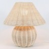 ORIGEN Home Decor Lampe lampas | Lampe de bureau beige - 31x30x30cm