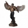 ORIGEN Home Decor Figure Guerrero Masked Bronze | Figure mythologique de l'or - 25x25x7cm