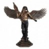 ORIGEN Home Decor Figure Guerrero Masked Bronze | Figure mythologique de l'or - 25x25x7cm