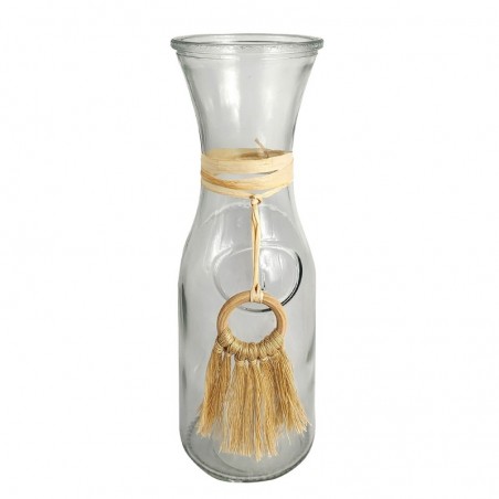 ORIGEN Home Decor Jarrón Jarrones et Portavelas | Vase transparent - 27x10x10cm