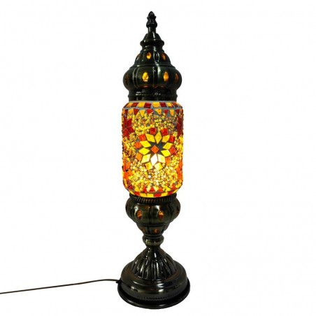 ORIGEN Home Decor Mosaic Lamps | Lampe Orange Desk - 42x12x12cm