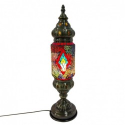 ORIGEN Home Decor Mosaic Lamps | Lampe de table noire - 42x12x12cm