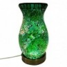 ORIGEN Home Decor Mosaic Lamps | Lampe de table verte - 22x12x12cm