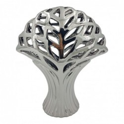 ORIGEN Home Decor Vases d'arbres et support | Silver Detels Figure - 23x19x10cm