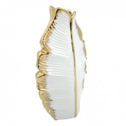 ORIGEN Home Decor Jarrón Jarrones et Portavelas | Vase blanc - 31x17x8cm