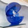 ORIGEN Home Decor Figure Crystal Miniatures | Figure de bureau bleu - 12x11x10cm