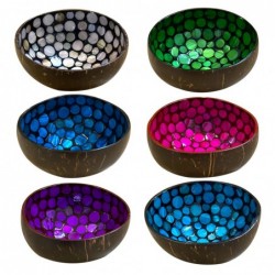 ORIGEN Home Decor Bowl 6 U Trays | Bol multicolore rond - 6x14x14cm