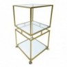 ORIGEN Home Decor Étagères à mobilier auxiliaires | Étagère dorado - 67x35x35cm